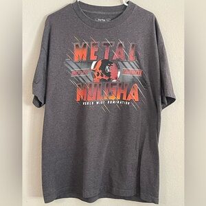 Metal Mulisha Y2K Shirt Mens XL Gray Red World Domination Motocross Racing